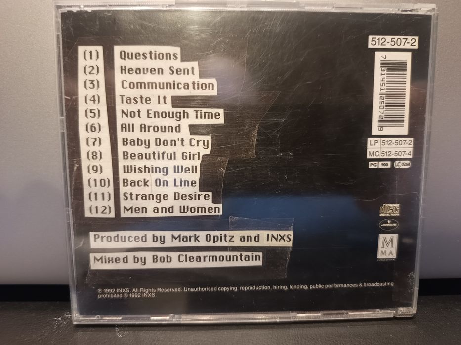 INXS - Welcome to wherever you are CD 1992