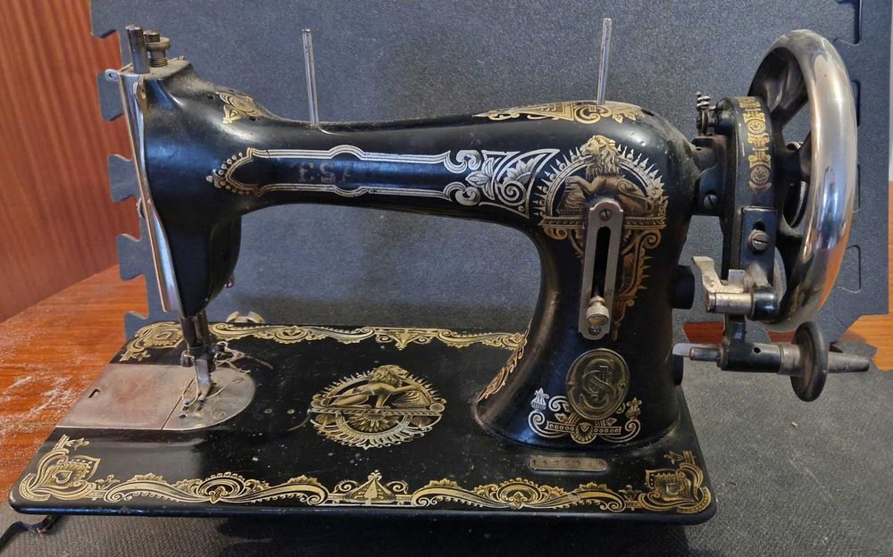 Máquina Costura German BERNHARD STOEWER Sewing Machine 1910