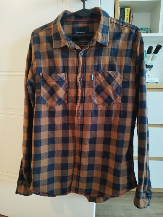 Koszula w kratę męska Diverse L