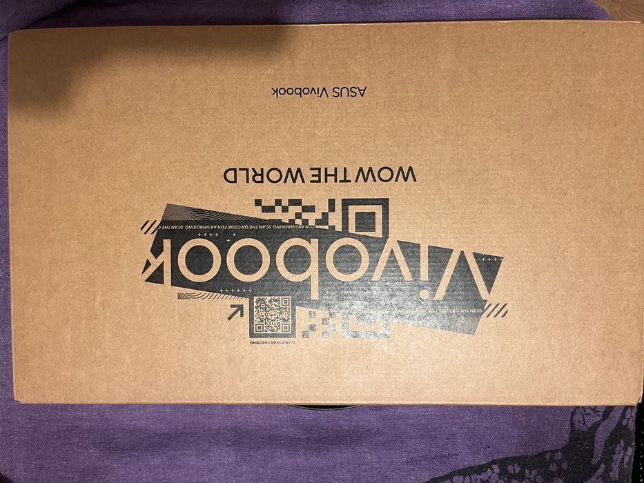Notebook novo na caixa