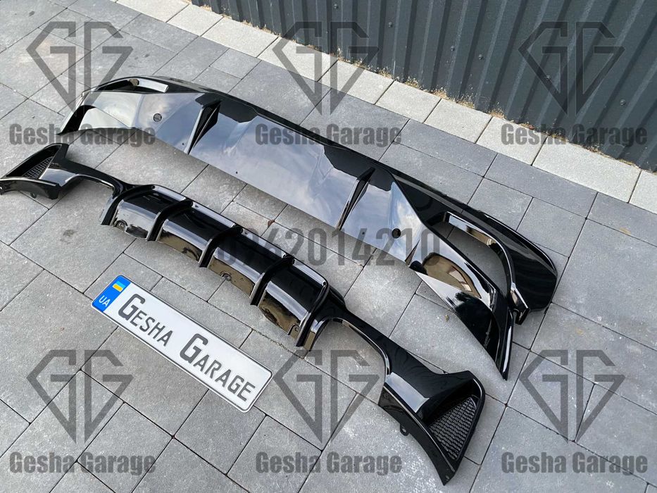 Дифузор заднего бампера сплитер юбка БМА BMW g30f90g11g12g01g02f30G20
