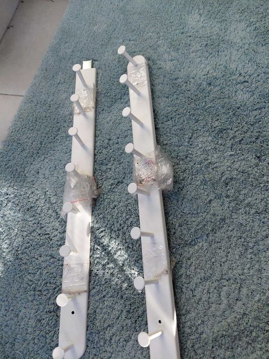 IKEA KOMPLEMENT Wysuwany wieszak biały 58 cm