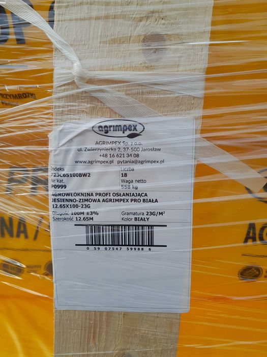 Agrowłóknina włóknina pegas 4,20/6,35/9,50/10,50/12,65/15,80 =PROMOCJA