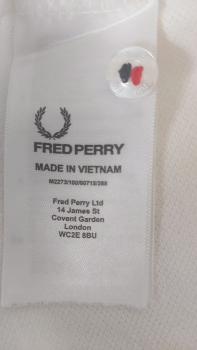 Fred Perry koszulka polo biała