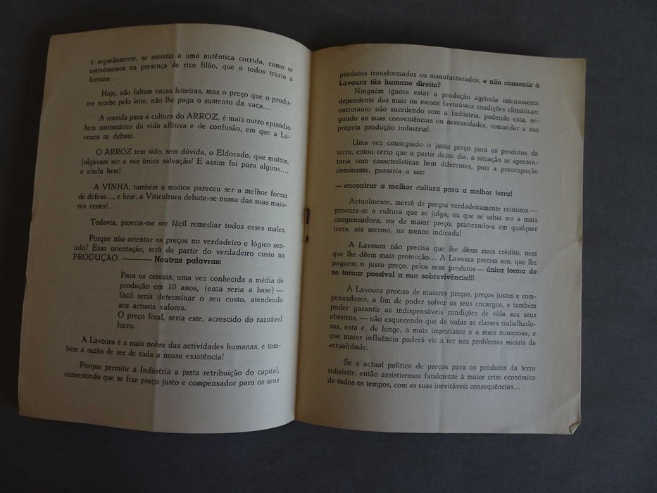 Livro A Lavoura, essa arte de empobrecer  Eduardo Veiga de Araújo 1956