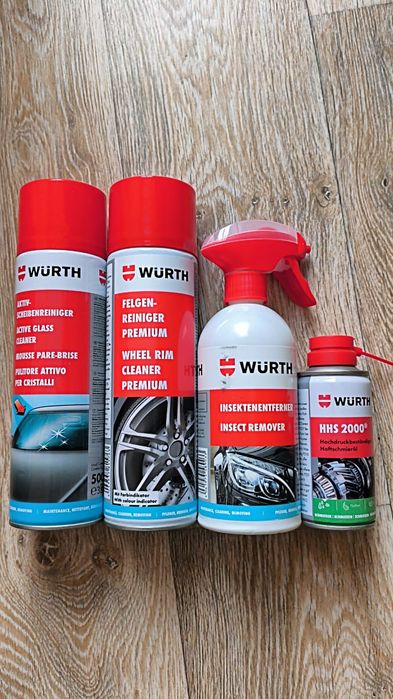 Zestaw chemii samochodowej Würth
