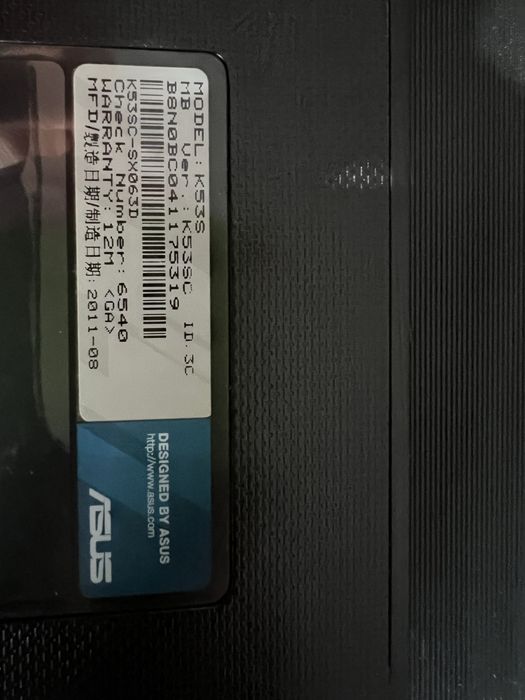 Ноутбук Asus k53s