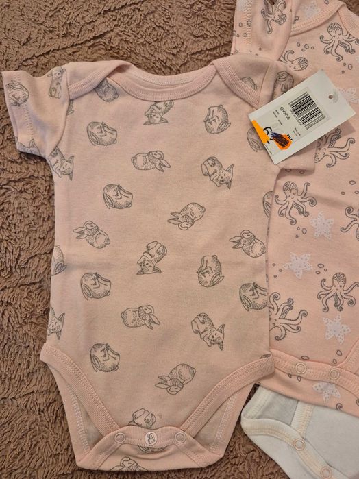 Komplet 4 sztuk Body Pajacyk