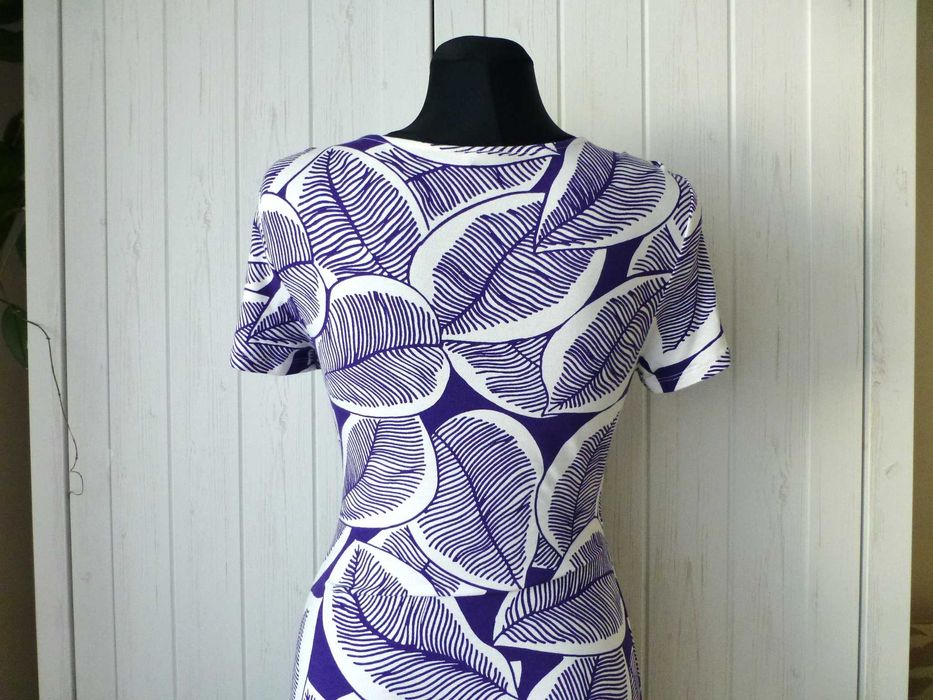 Hobbs London kopertowa letnia sukienka  S