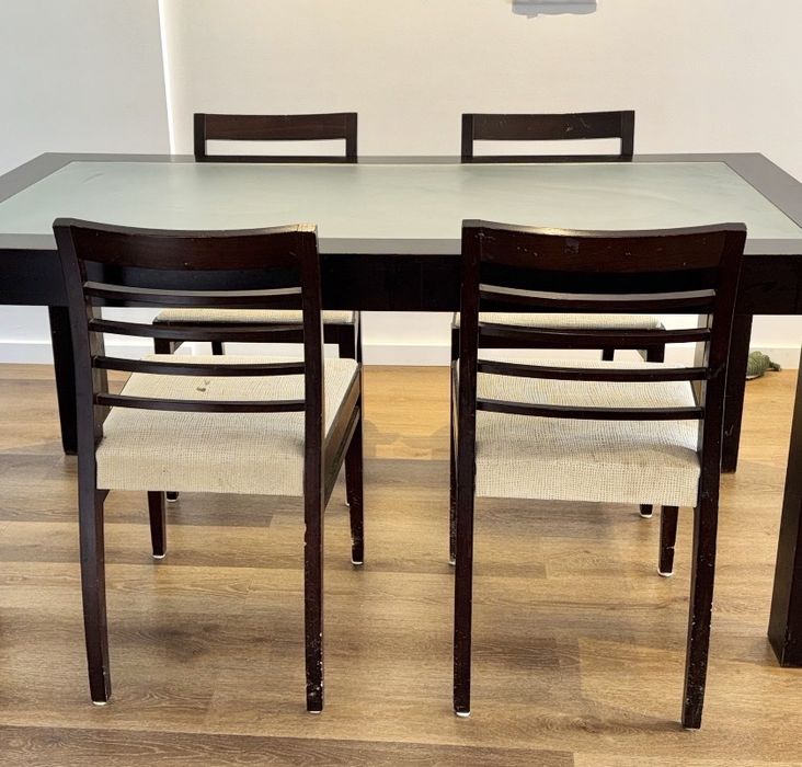 4 cadeiras mesa de jantar