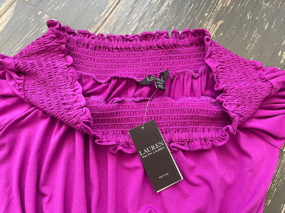 Ralph Lauren Jersey of-the-shoulder top, Топ с открытыми плечами р М