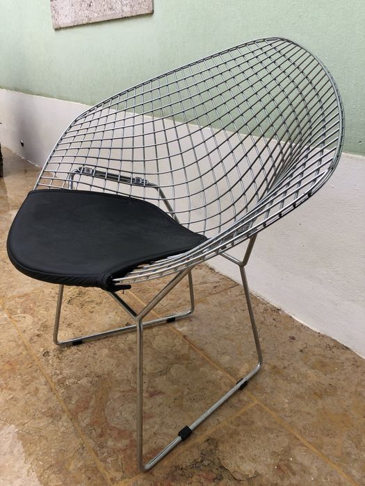 Cadeira Diamond Chair - Reedição de Harry Bertoia - Excelente Estado
