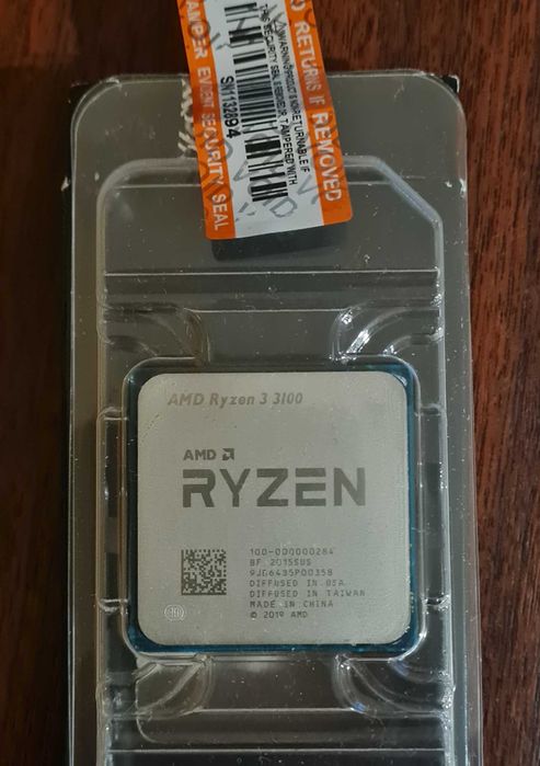CPU / процессор Ryzen 3 3100 3.9 Ггц / Ghz 4 ядра / 8 потоков (АМ4)