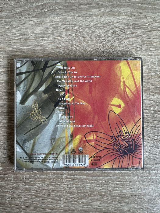 Album CD 1994 Nirvana  “Unplugged in New York”