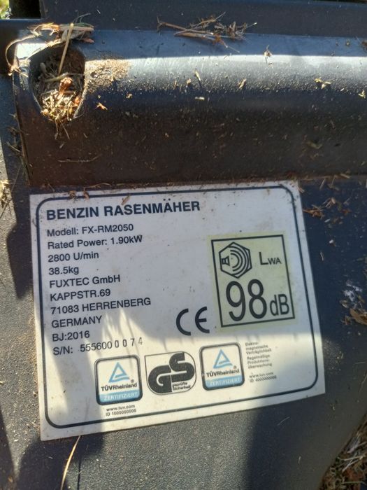 Kosiarka spalinowa - uszkodzona