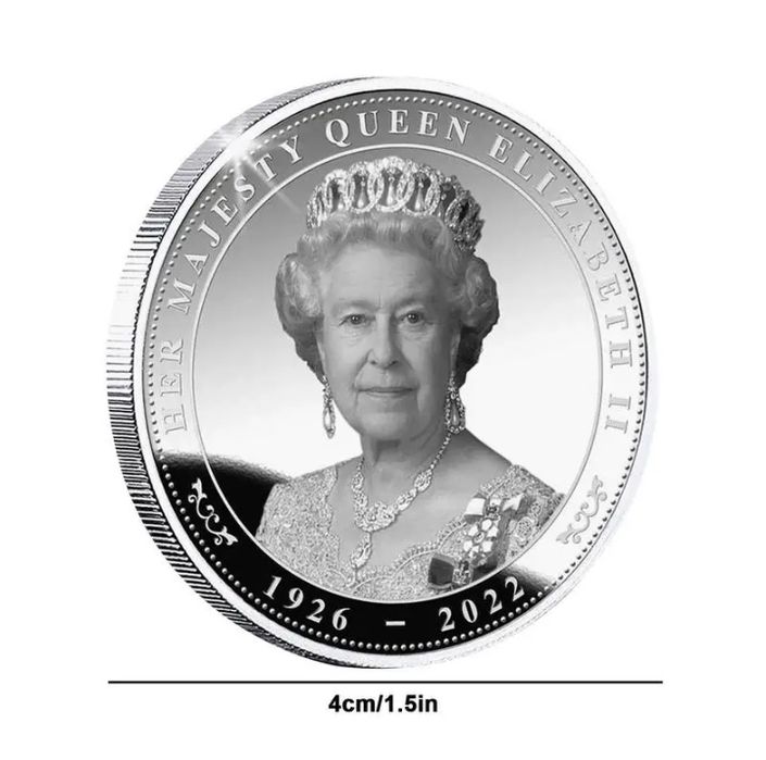 Монета королева Елизавета 2