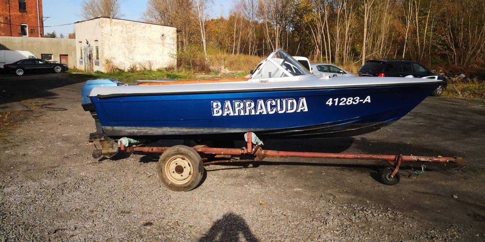 Motorówka MERLIN w zestawie silnik MERCURY 50 + przyczepka