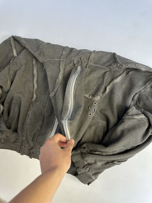 Thug club zip hoodie opium archive custom distressed washed зипка зип