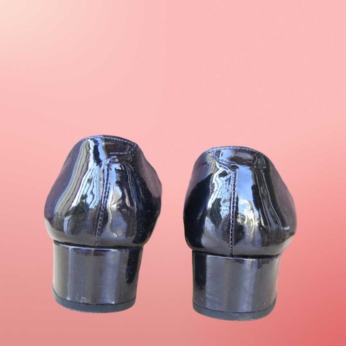 Sapatos de salto (36) azul marinho