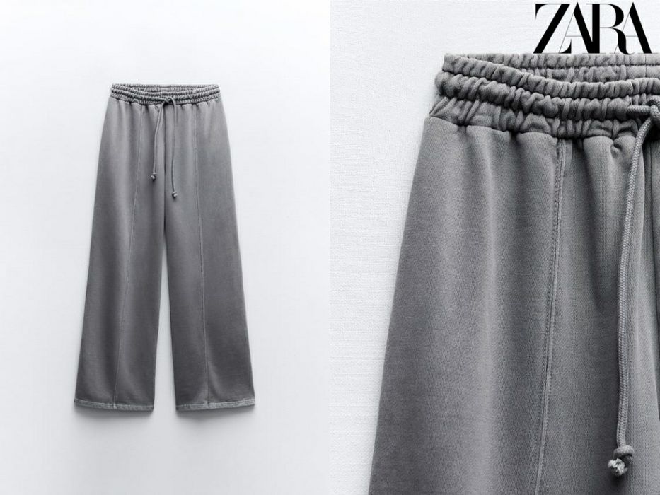 Штани Zara широкі  р. S