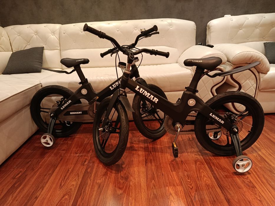 Дитячий 2-х колісний Велосипед Lumar Germany 18" Магнієва рама, Диски