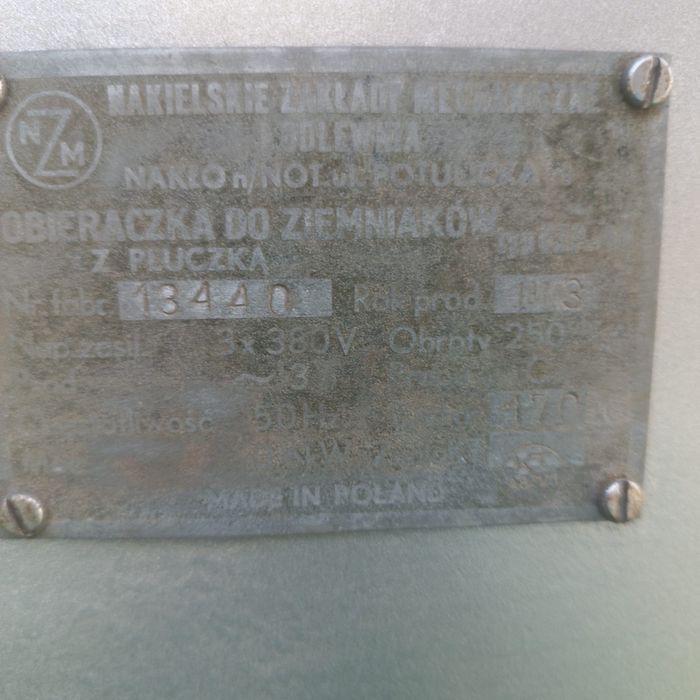 Obieraczka do ziemniaków/warzyw