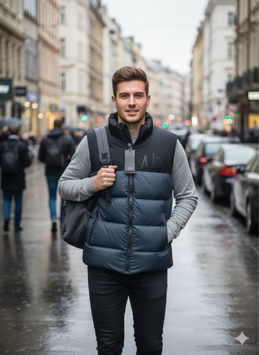 Чоловіча утеплена жилетка