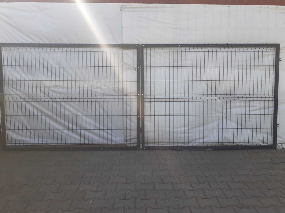 Brama Dwuskrzydłowa Panelowa grafit - sama brama