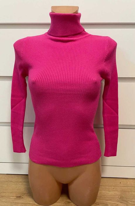 Golfik damski, bluzka, golf, nowy! S-M, ròz