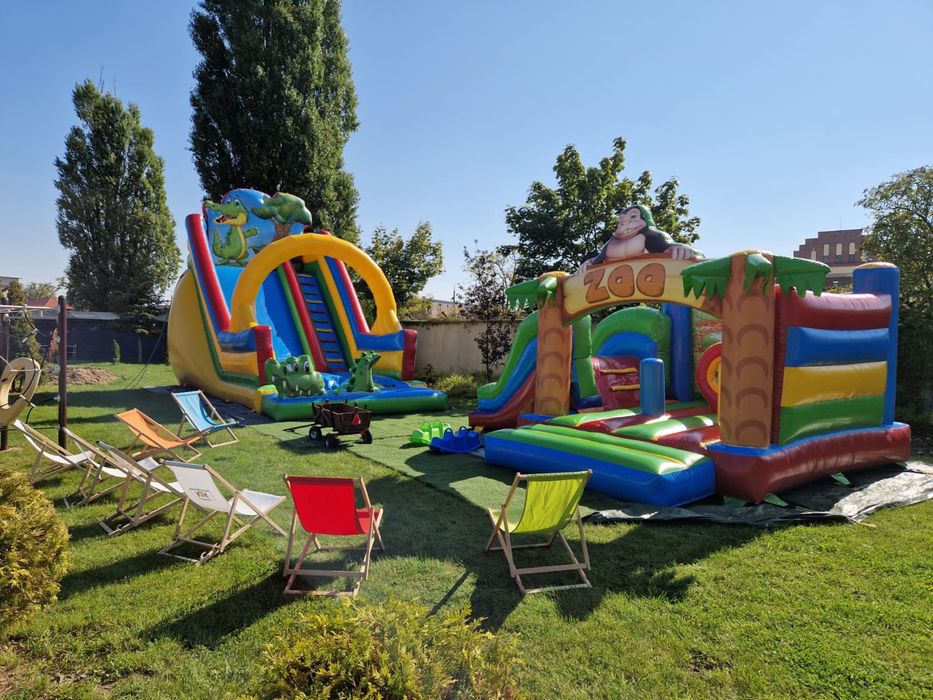 Dmuchaniec, zjeżdżalnia dmuchana, zamek dmuchany