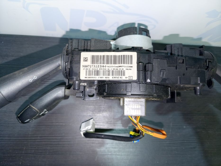 Comando de luzes com fita de airbag Peugeot 308 de 2018