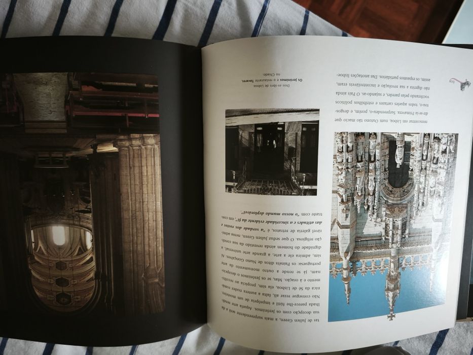 Livro de filatelia " Nossa Lisboa dos outros"