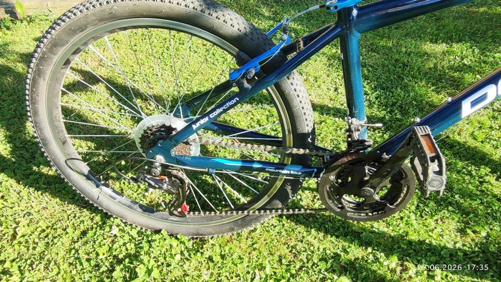 Rower JUNIOR DELTA 24" (granatowy)
