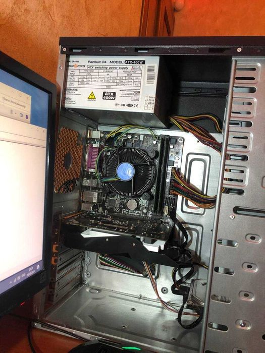 Компʼютер AMD 4 ядра Стаціонарний блок 16GB ОЗУ Ігровий ПК GTX 1050 TI