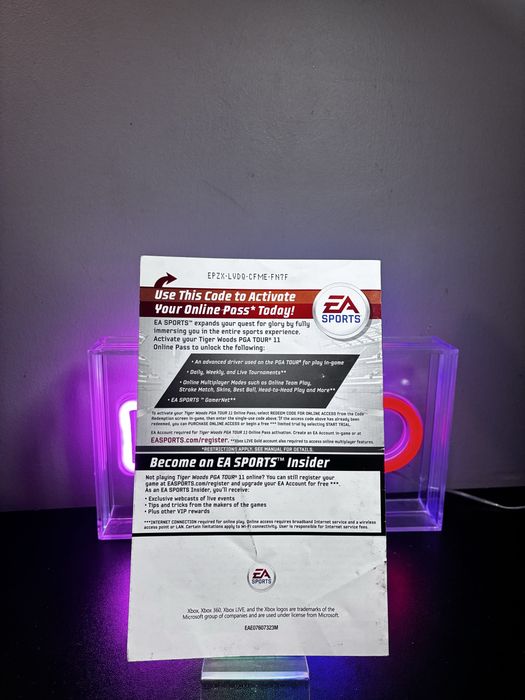 Tiger Woods PGA Tour 11 Xbox 360 manual instrukcja