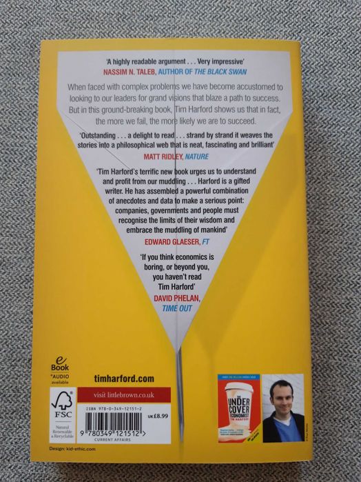 Livro "Adapt" de Tim Harford