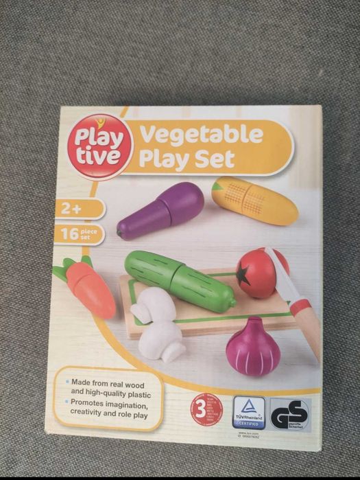 Zabawki drewniane zestaw pociąg kręgle warzywa liczydło