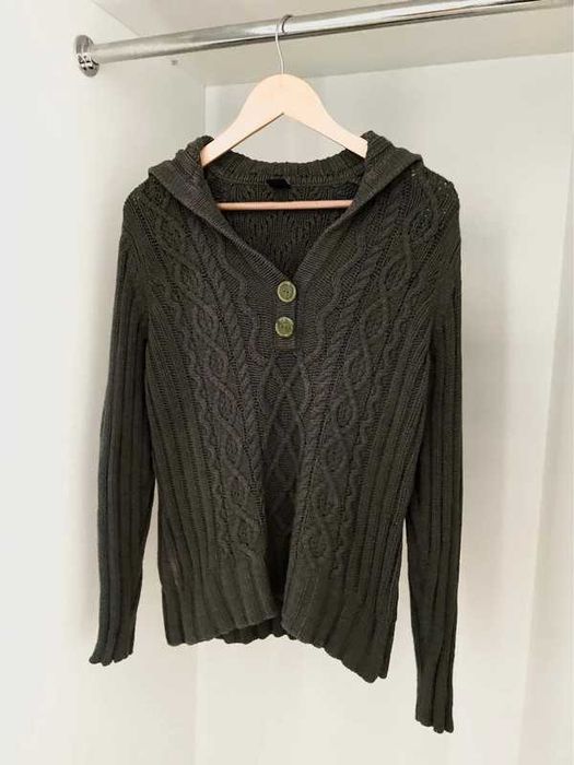 Sweter z dekoltem w serek i kołnierzem do tylu (GAP)