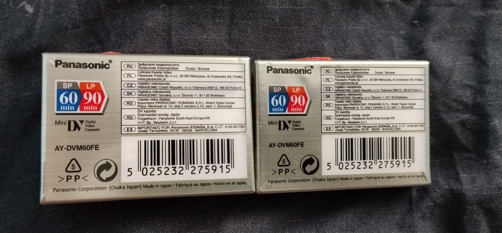 Kaseta DVC Panasonic 2,szt