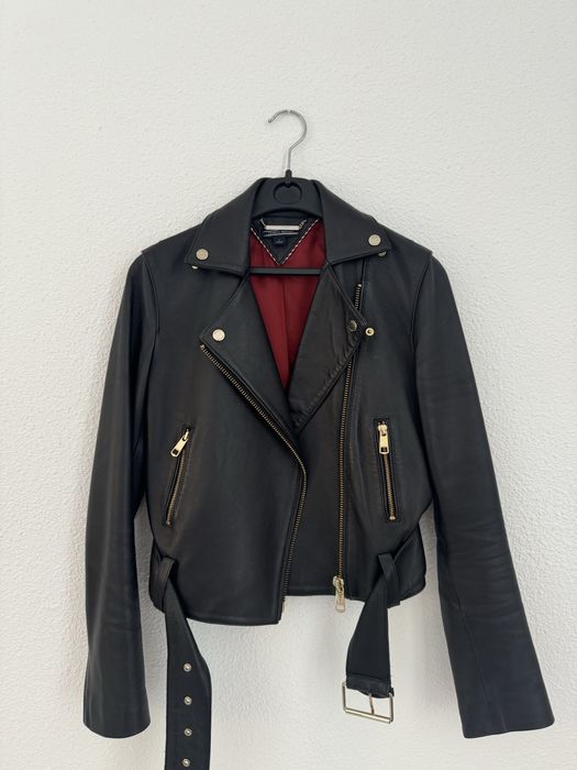 Продам  кожаную куртку Tommy Hilfiger