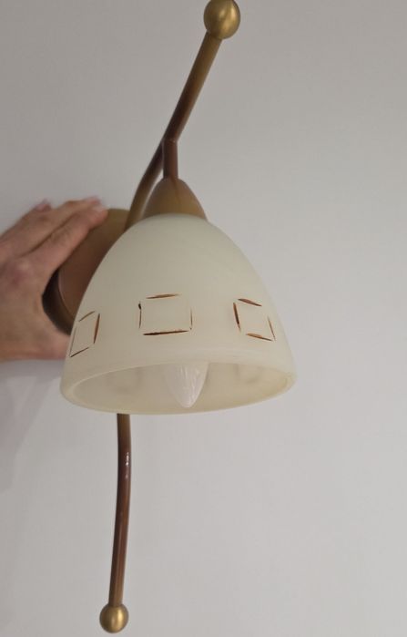 Kinkiet Pompei Weltlamp złoty – nowoczesny, stan bardzo dobry