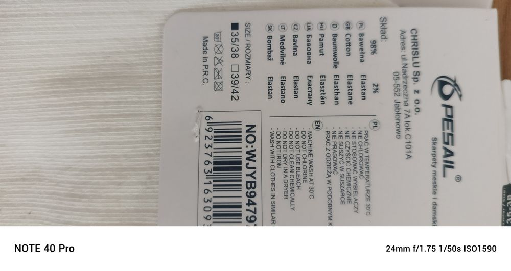 Skarpety 5par bawełna