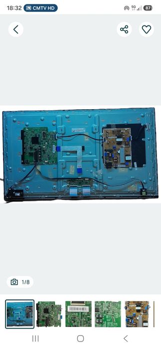 Tv samsung ue40h5500aw várias peças