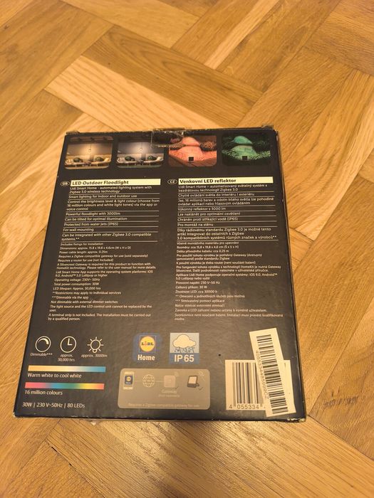 Reflektor LED ogrodowy ZigBee 30W IP65 RGB Lidl 3 szt po 99 zł nowe