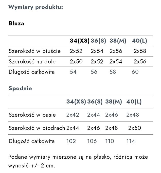 Dresowy komplet damski