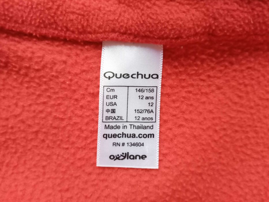 Толстовка флис Quechua на рост 146-152см.(11-12лет)
