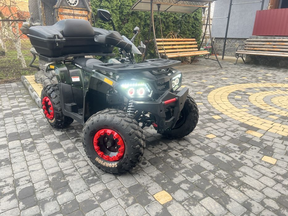 Продам квадроцикл forte bravers 200 lux 80км пробіг коР