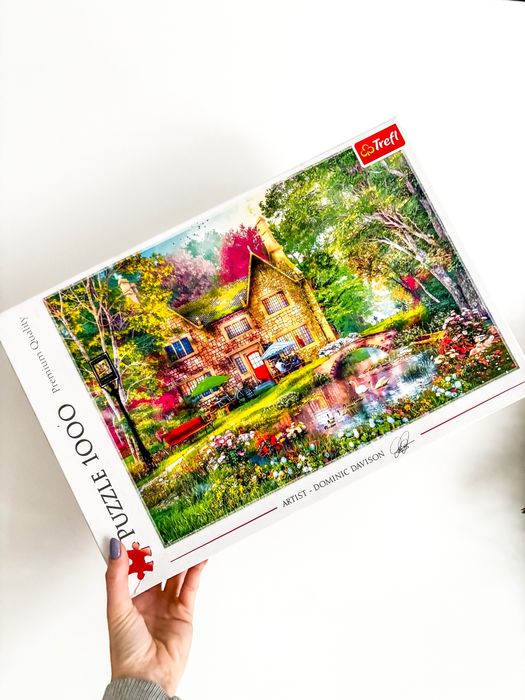 Puzzle 1000, dom, Trefl, kompletne