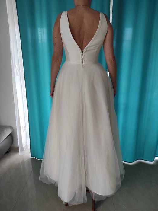 Suknia ślubna ecru roz. 40