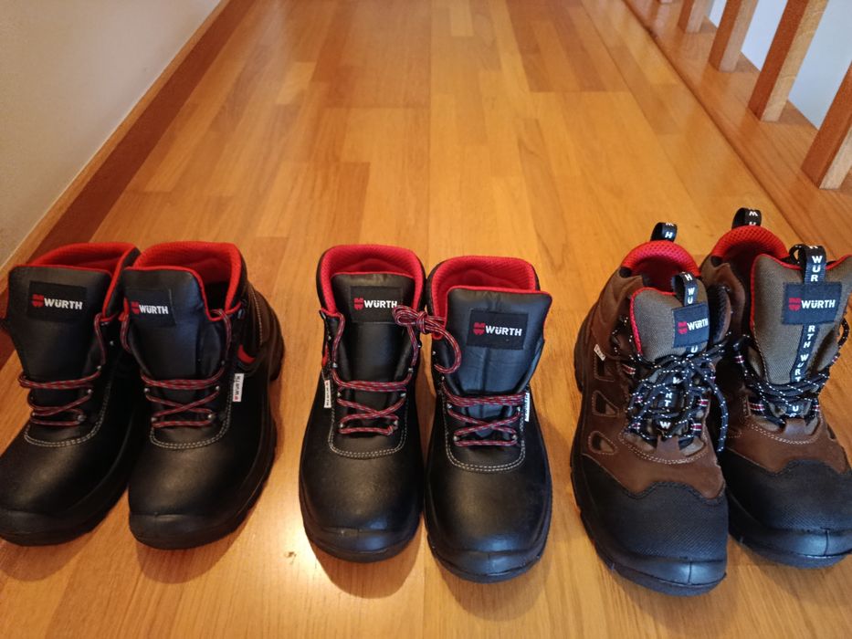 Botas trabalho wurth s3 com palmilha aço